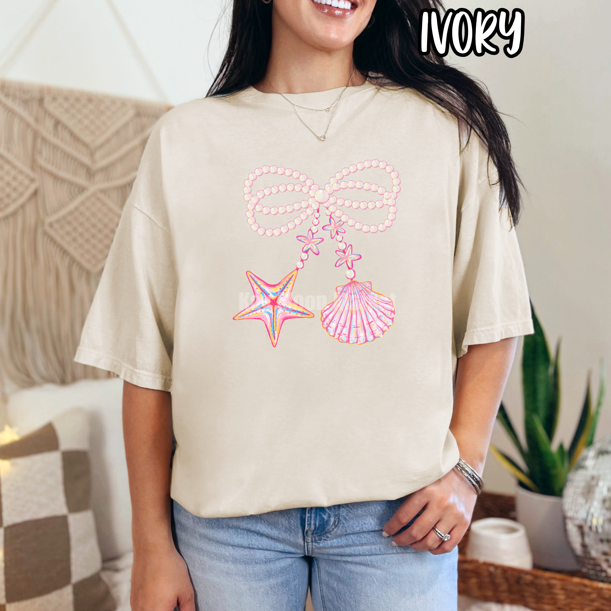 Seashell Starfish Pearls - Summer - T-shirt Sweatshirt