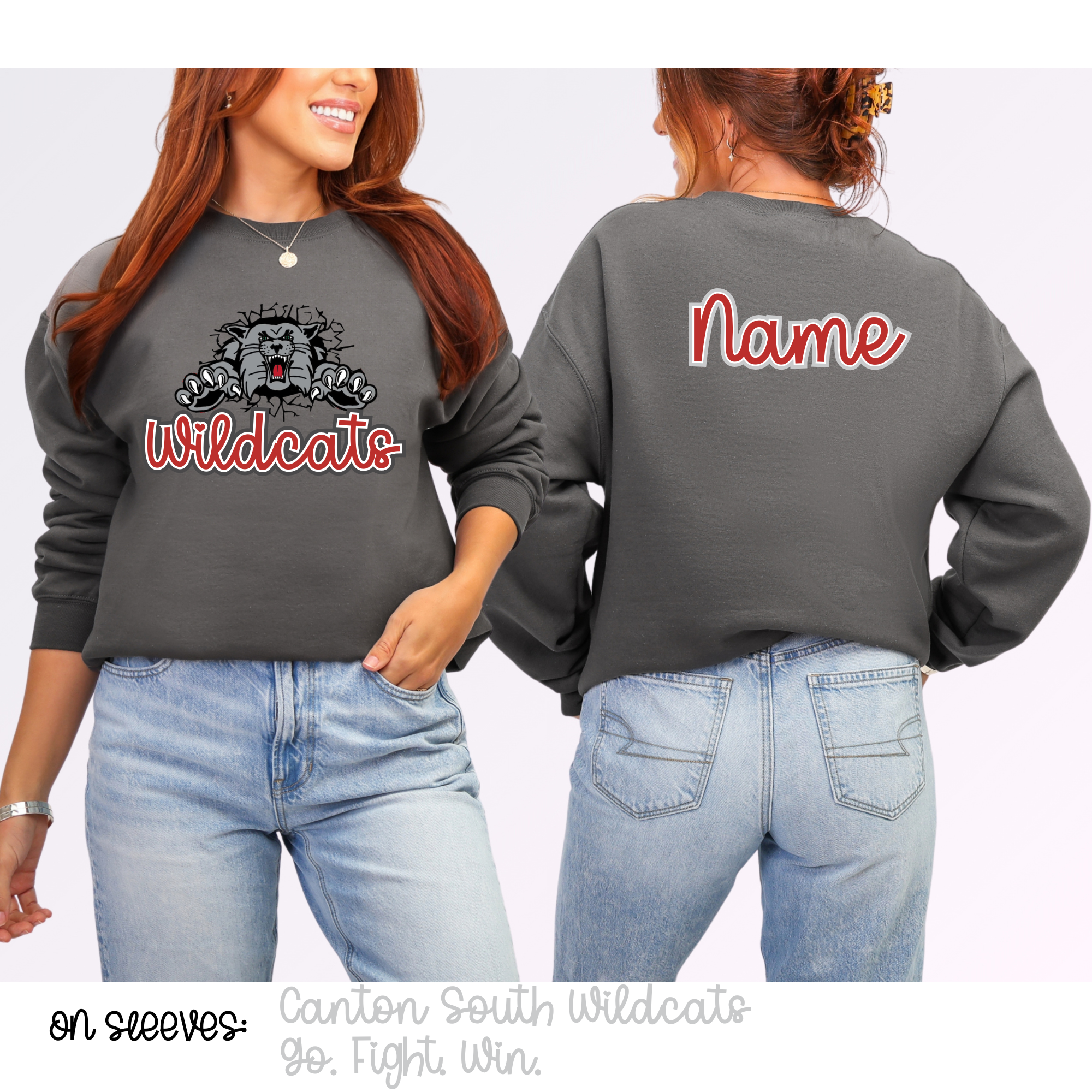 Wildcats with LOGO - CS Mascot - T-shirt Sweatshirt