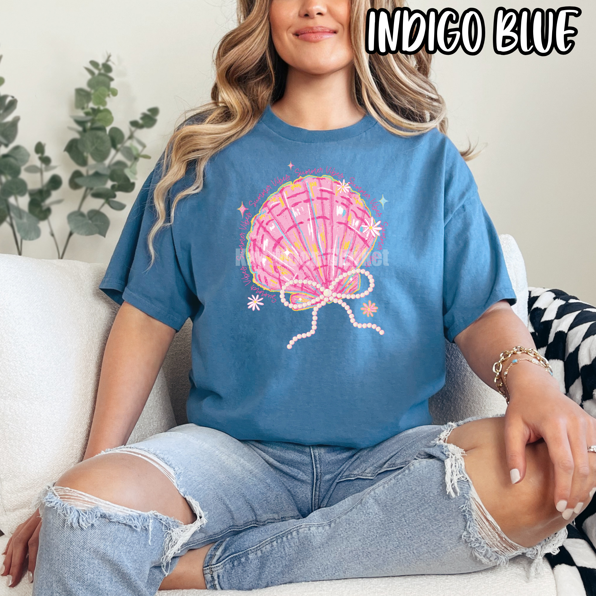 Big Shell Pearl - Beach Summer - T-shirt Sweatshirt
