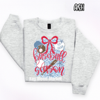 Baseball Season ~ Leopard Sports ~ Tee Sweatshirt