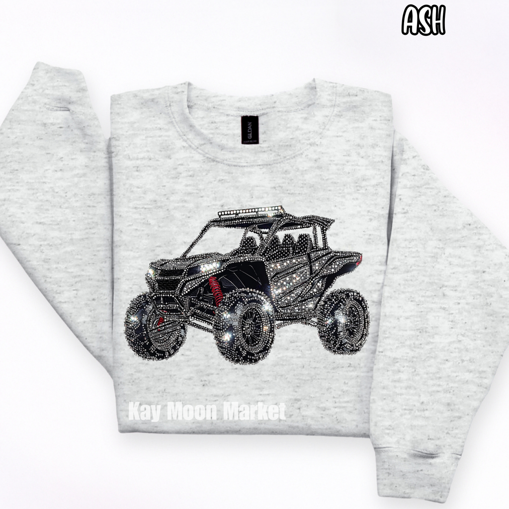 SXS Rhinestone - Trail Riding Girly - T-shirt Sweatshirt