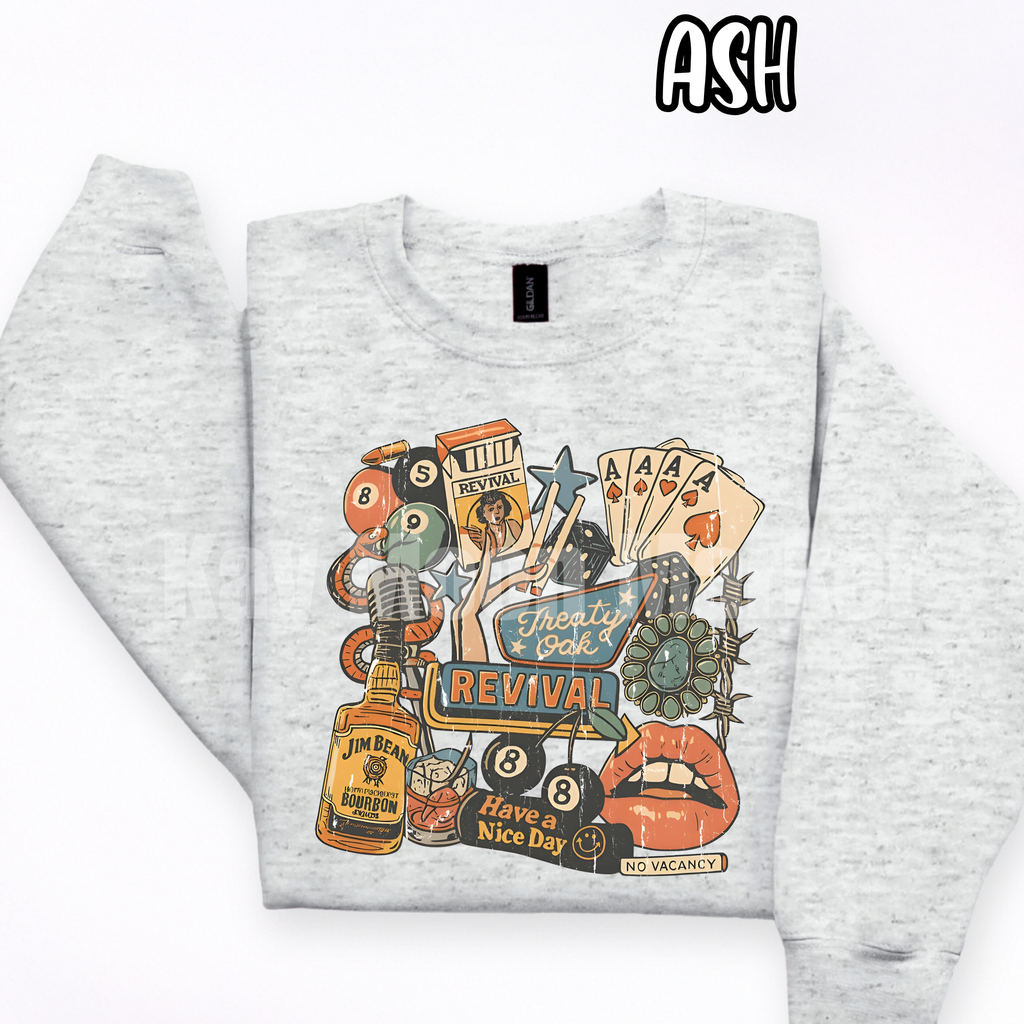 Treaty Oak Collage - T-shirt Sweatshirt