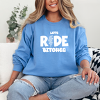 Let's Ride Bxtches Moto Riding Dirtbike SXS T-Shirt Sweatshirt