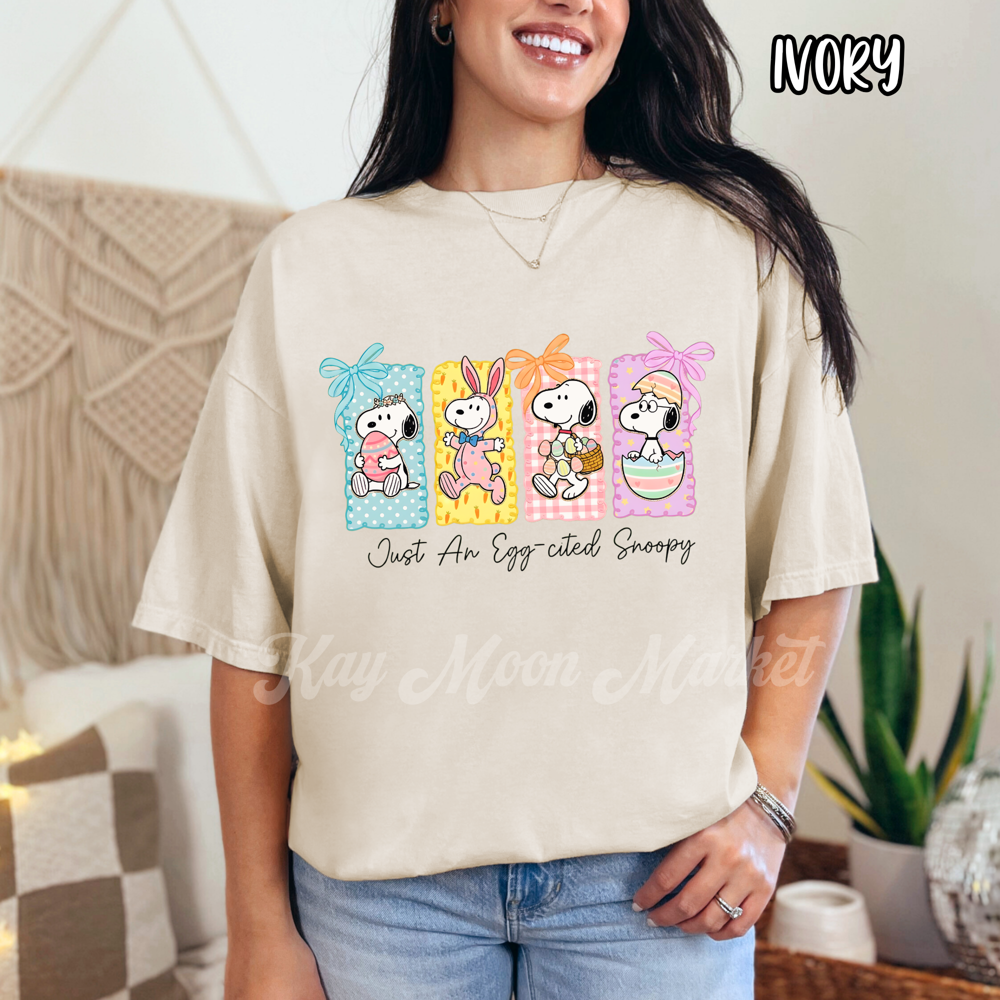 EggCited Snoopy - Easter Holiday - T-shirt Sweatshirt