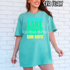 Boat Waves Sun Rays Lake Days - Summer - T-shirt Sweatshirt