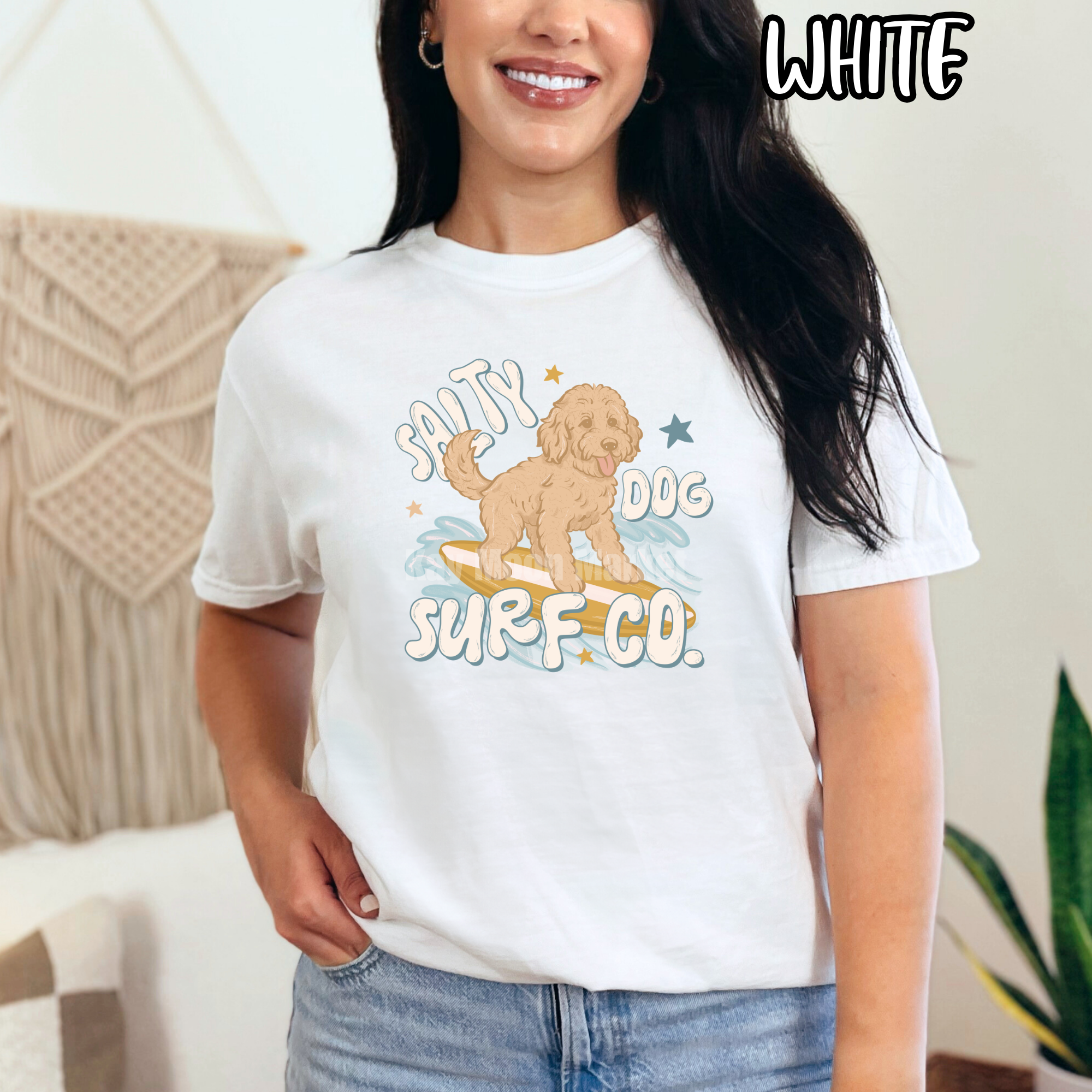 Salty Dog ~ Surf Beach ~ Tee Sweatshirt