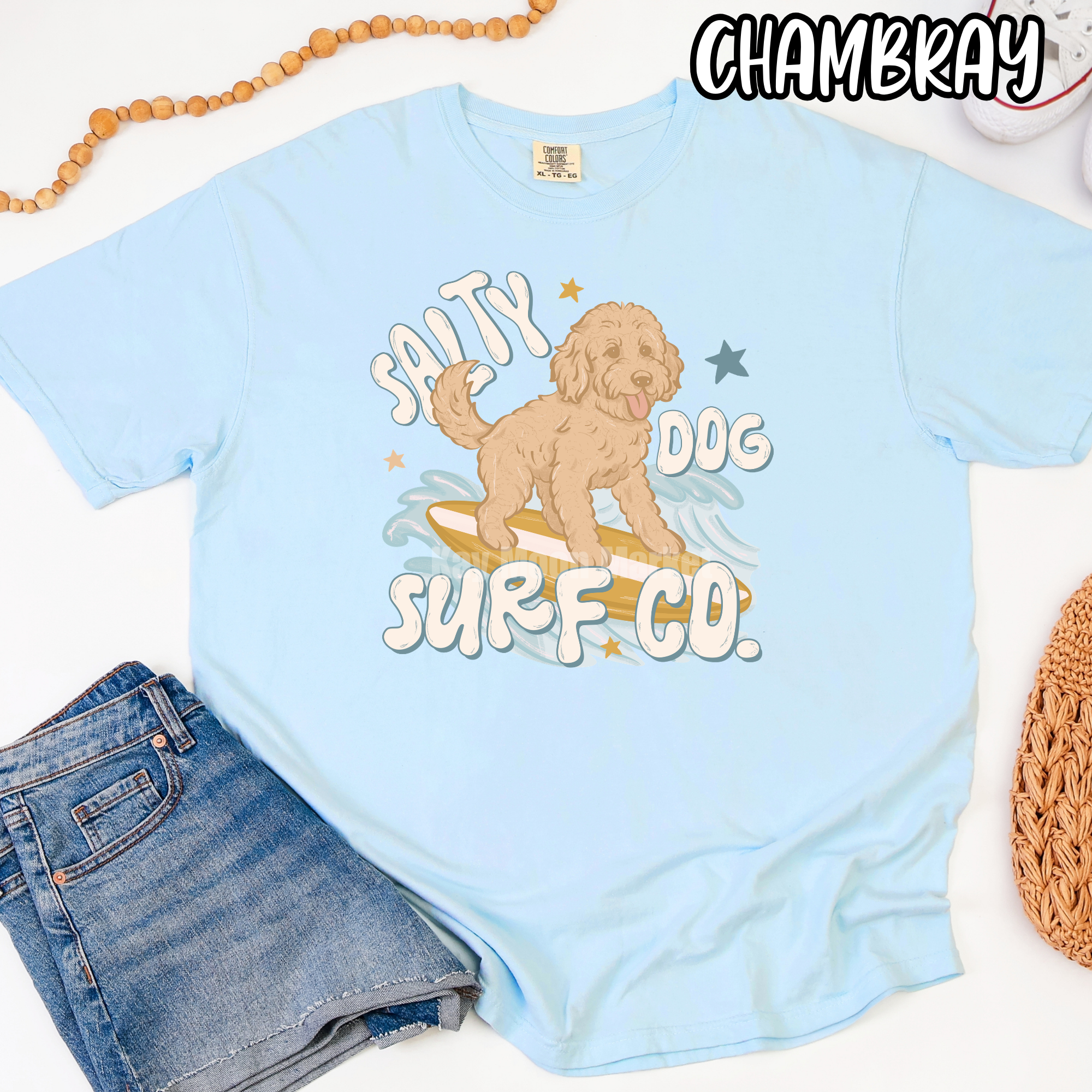 Salty Dog ~ Surf Beach ~ Tee Sweatshirt