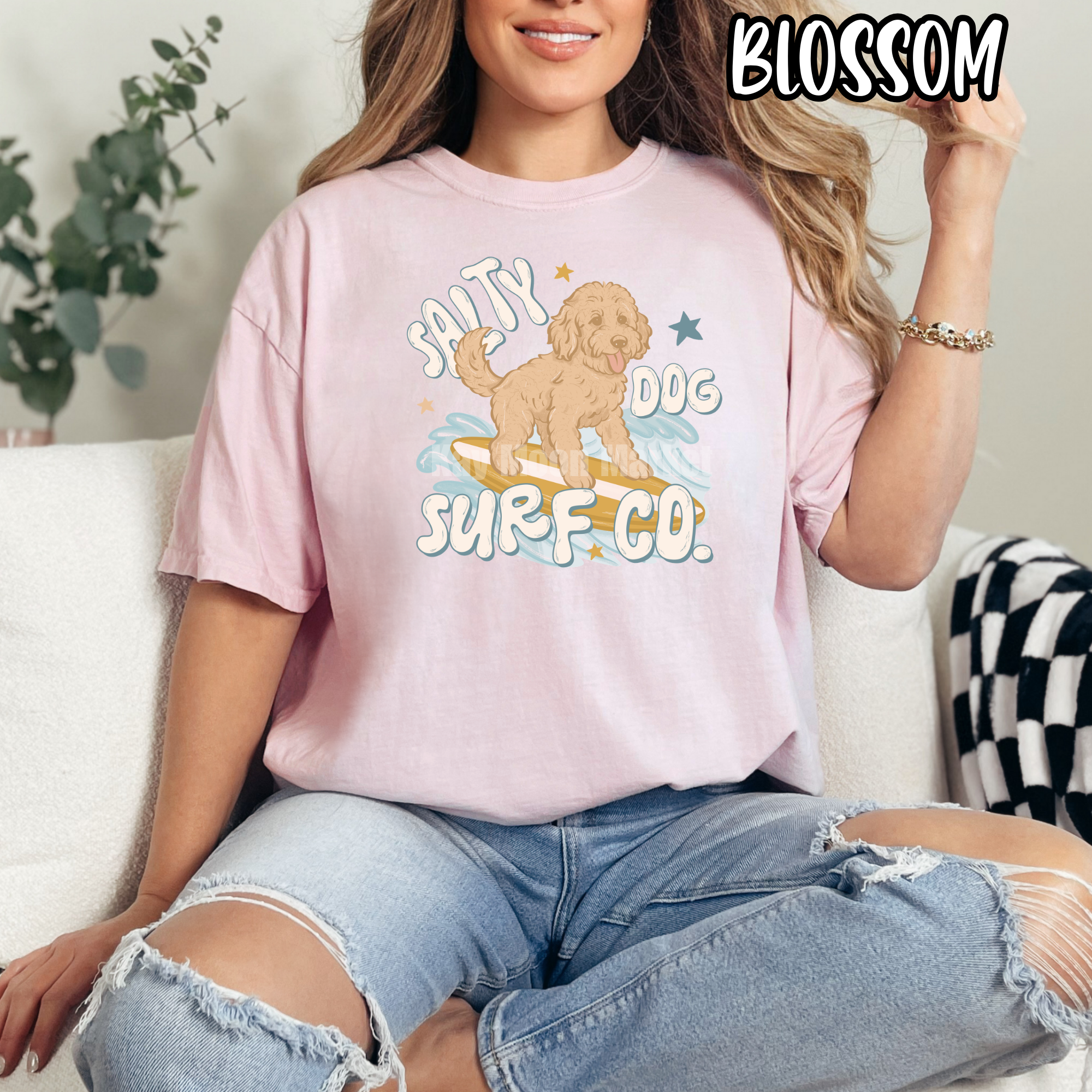 Salty Dog ~ Surf Beach ~ Tee Sweatshirt