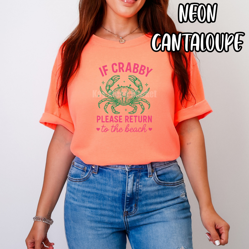 Crabby Return to the Beach ~ Summer ~ TSHIRT Sweatshirt