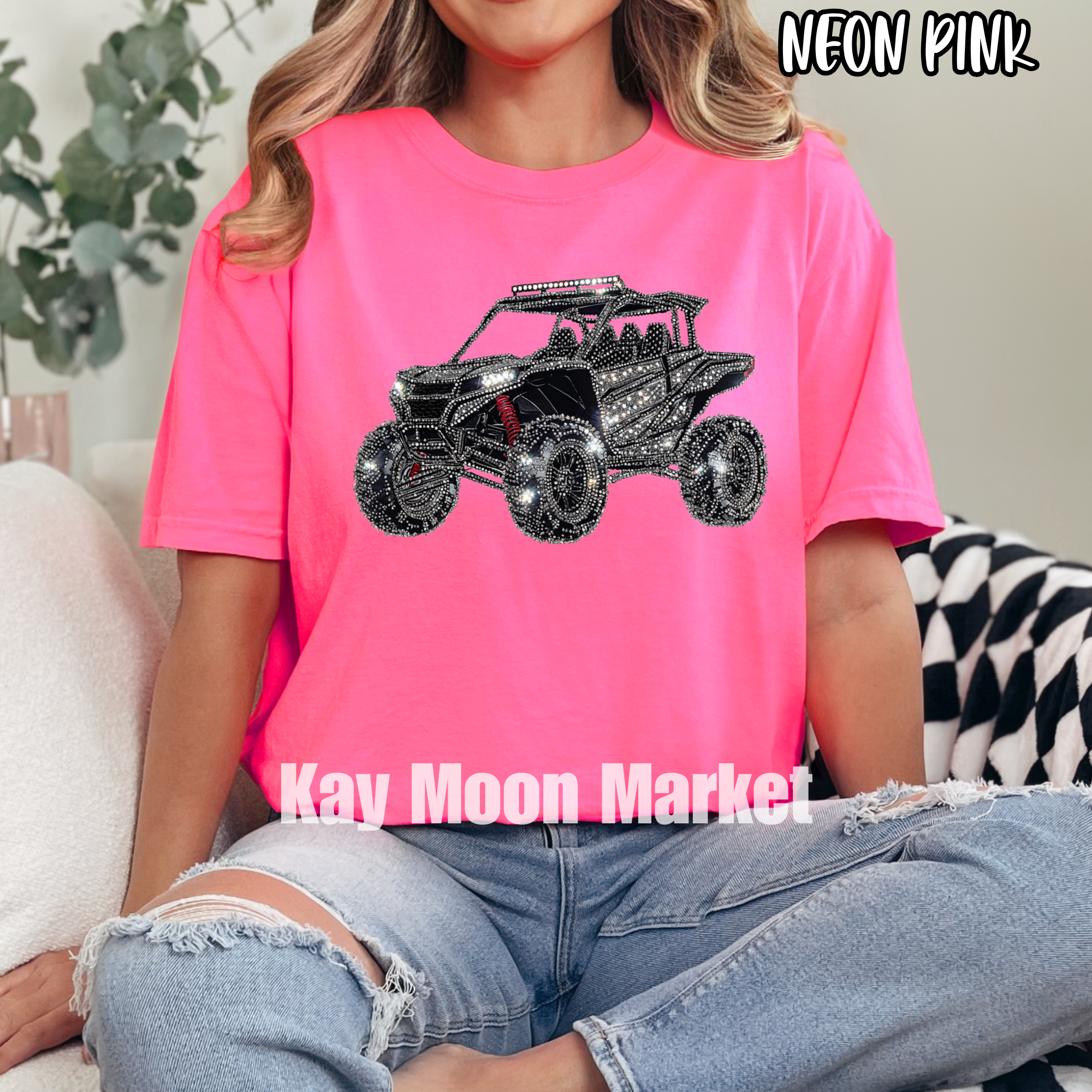 SXS Rhinestone - Trail Riding Girly - T-shirt Sweatshirt