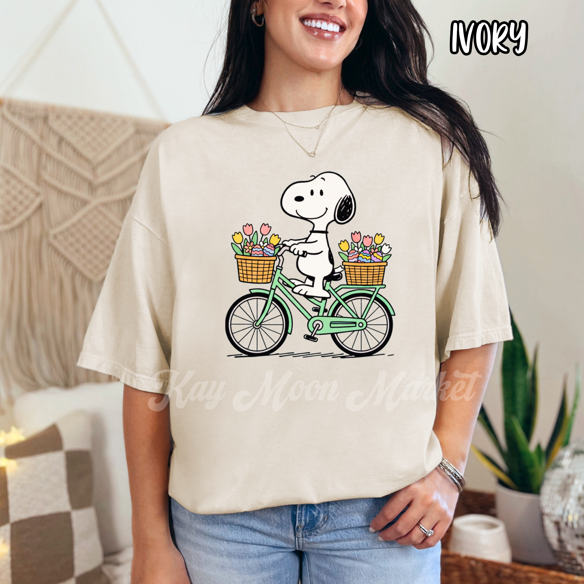 Bike Snoopy - Easter Holiday - T-shirt Sweatshirt