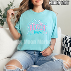 Beach Bum - Summer Bow Checkered - T-shirt Sweatshirt