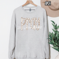 Pray - Vintage Floral Religious - T-shirt Sweatshirt
