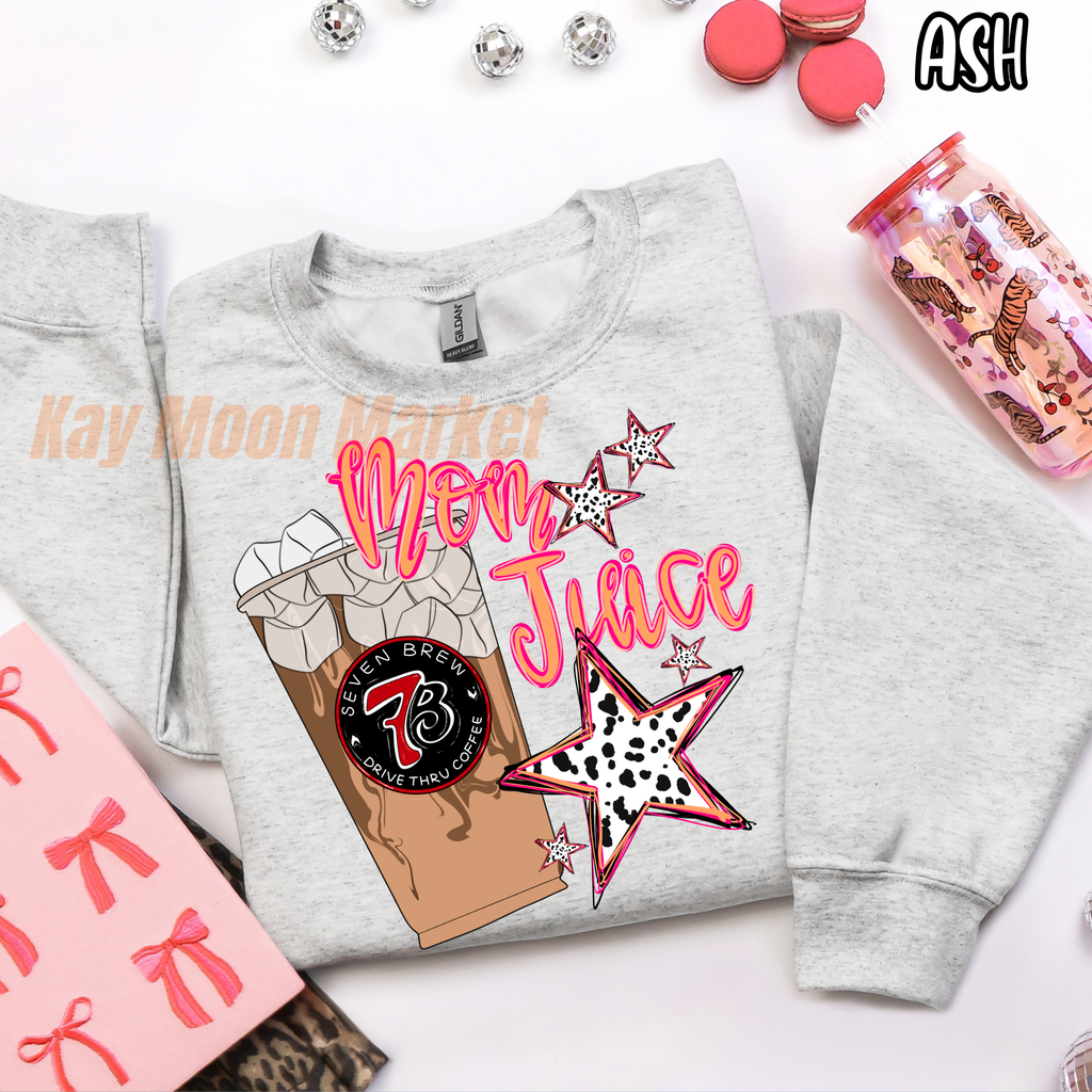Mom Juice Iced Coffee - Suspect Funny 7Brew - T-shirt Sweatshirt