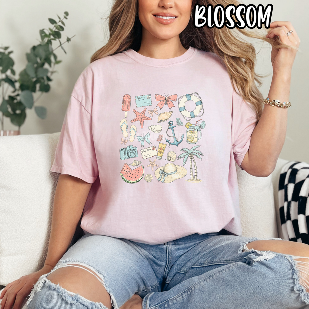 Beach Collage - Summer - T-shirt Sweatshirt