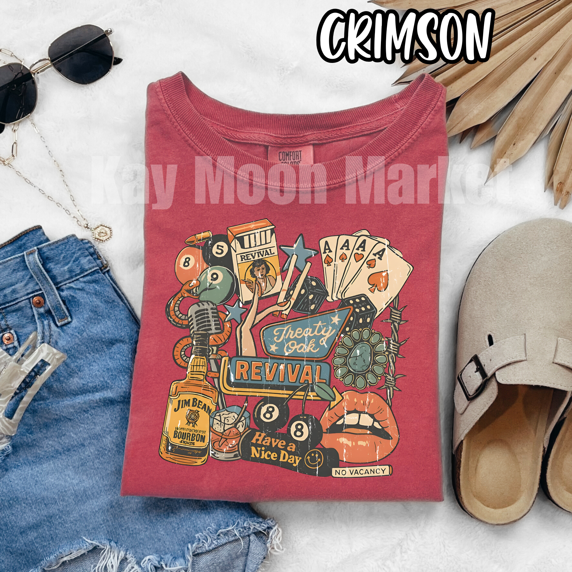 Treaty Oak Collage - T-shirt Sweatshirt