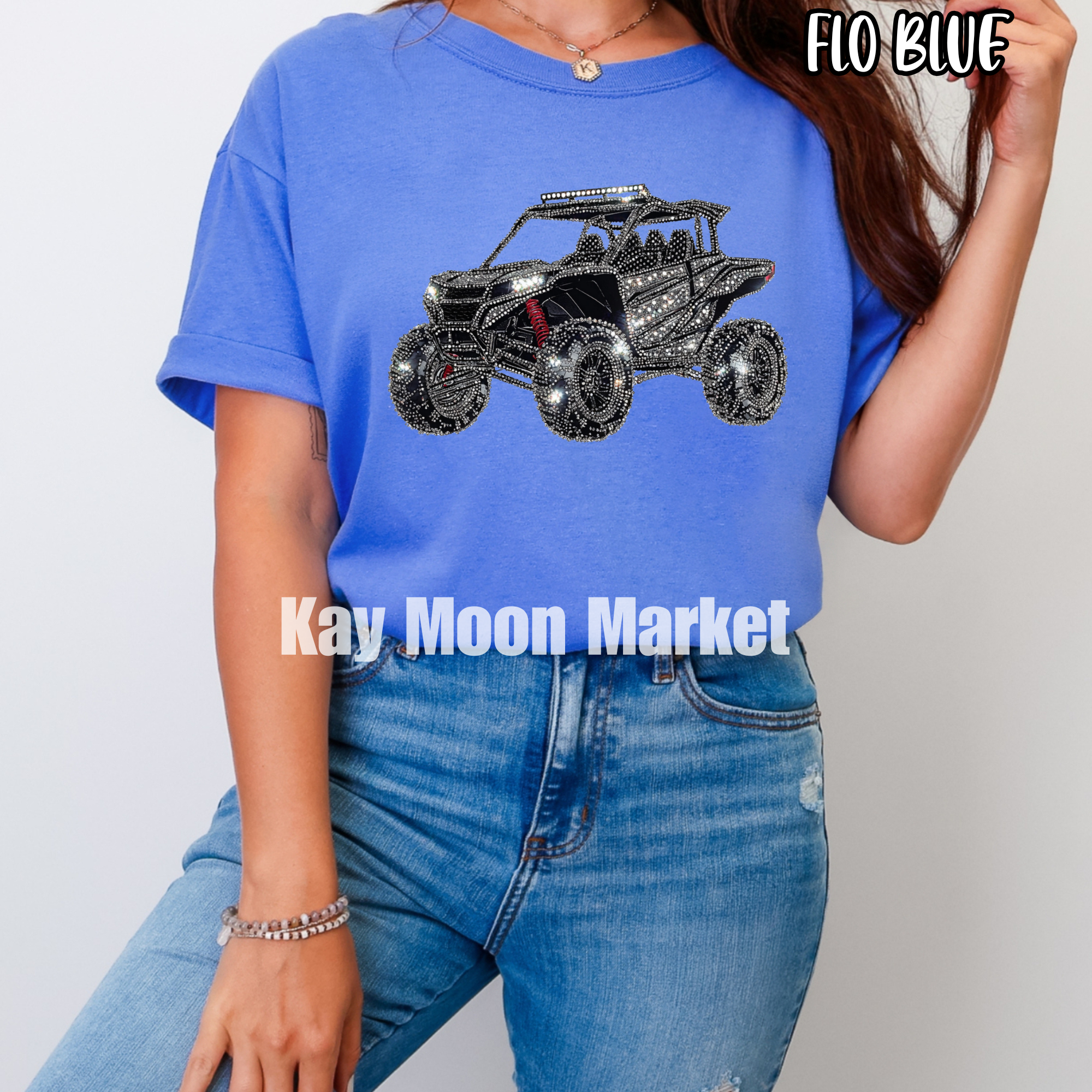 SXS Rhinestone - Trail Riding Girly - T-shirt Sweatshirt