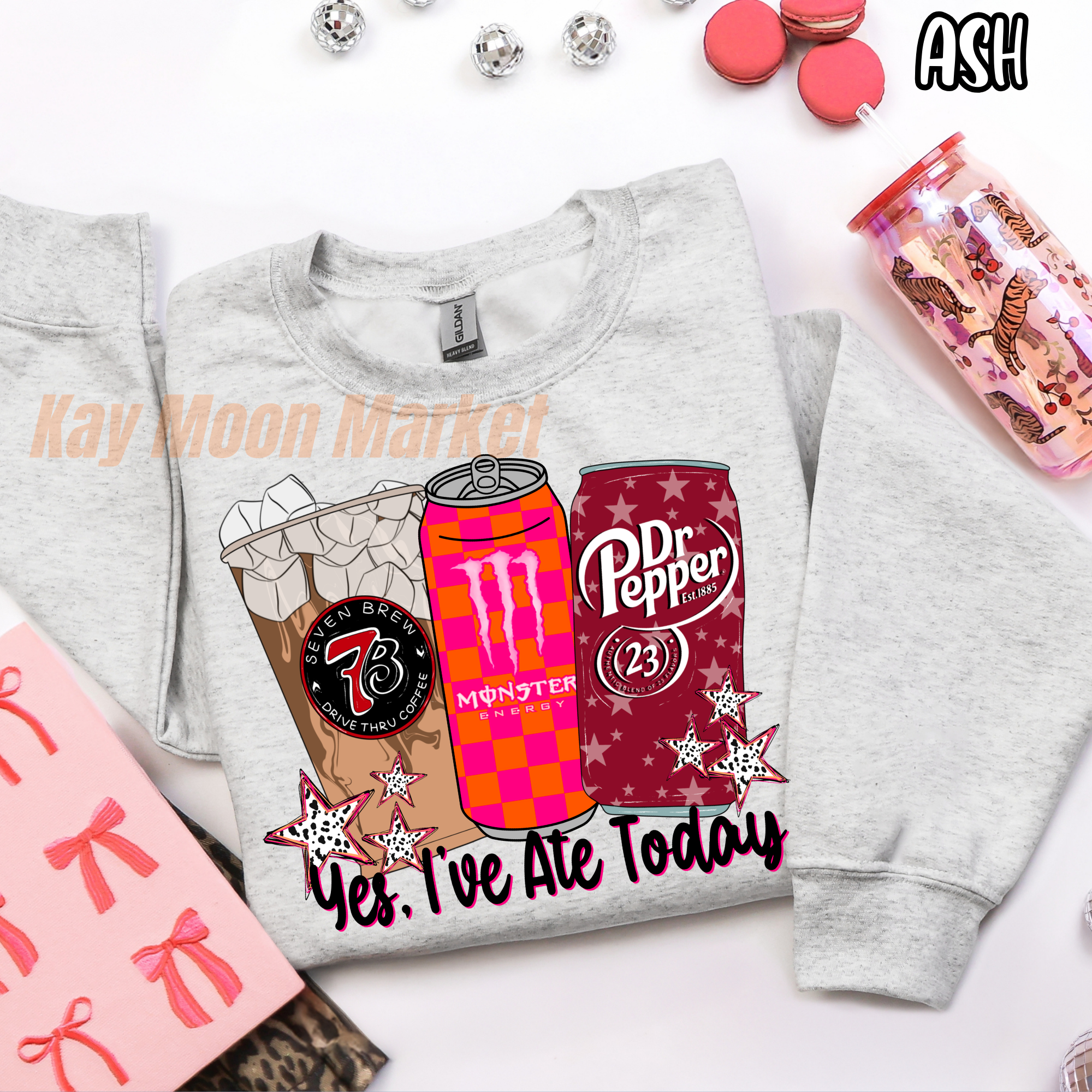 Yes I've Ate Today - Coffee Soda Energy Drink - T-shirt Sweatshirt