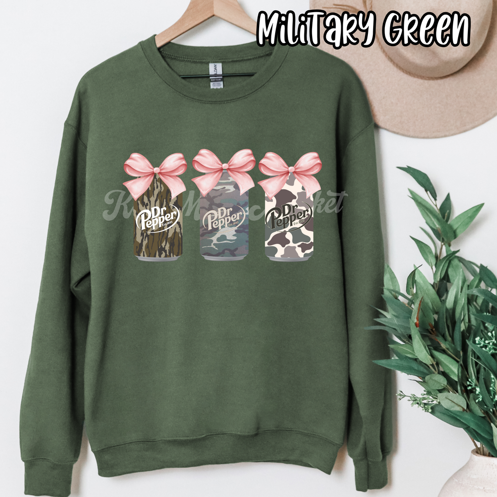 Camo Soda Dr - Trending Cute - T-shirt Sweatshirt