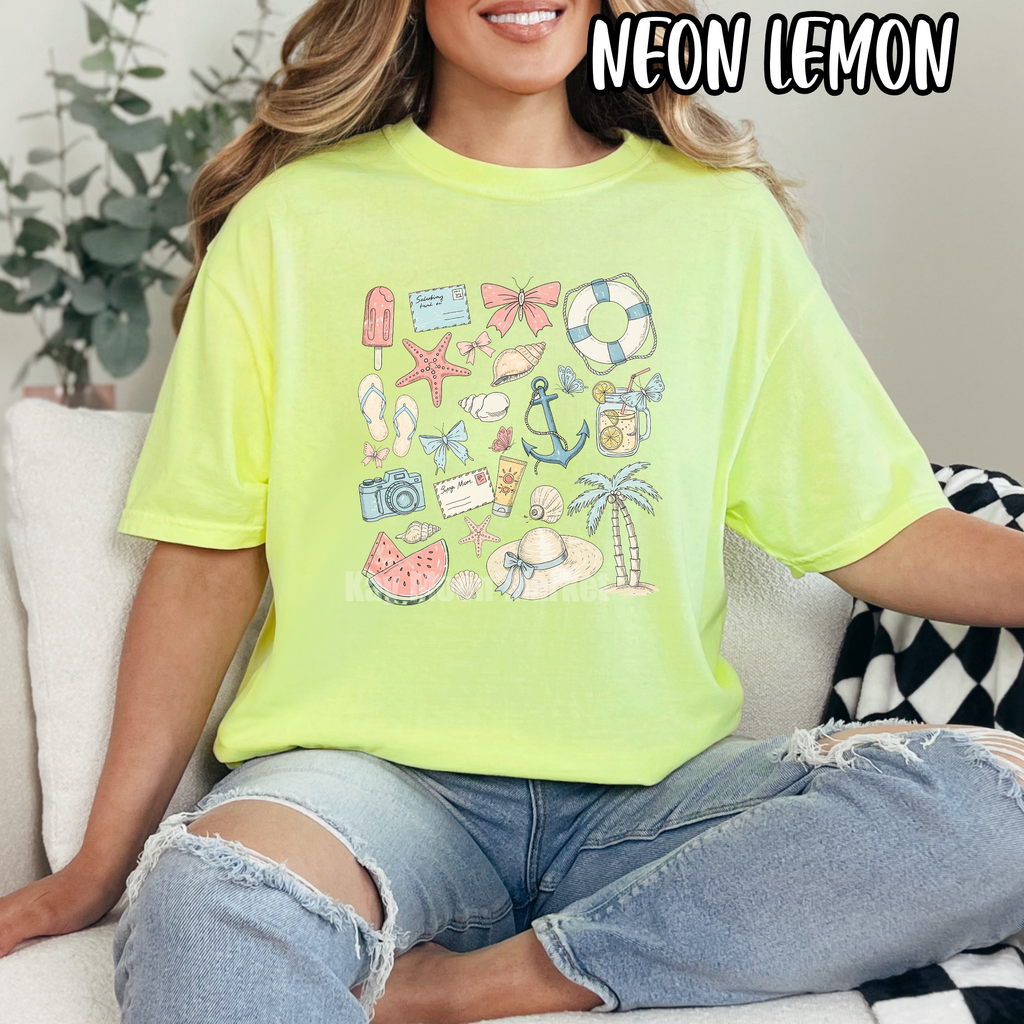 Beach Collage - Summer - T-shirt Sweatshirt