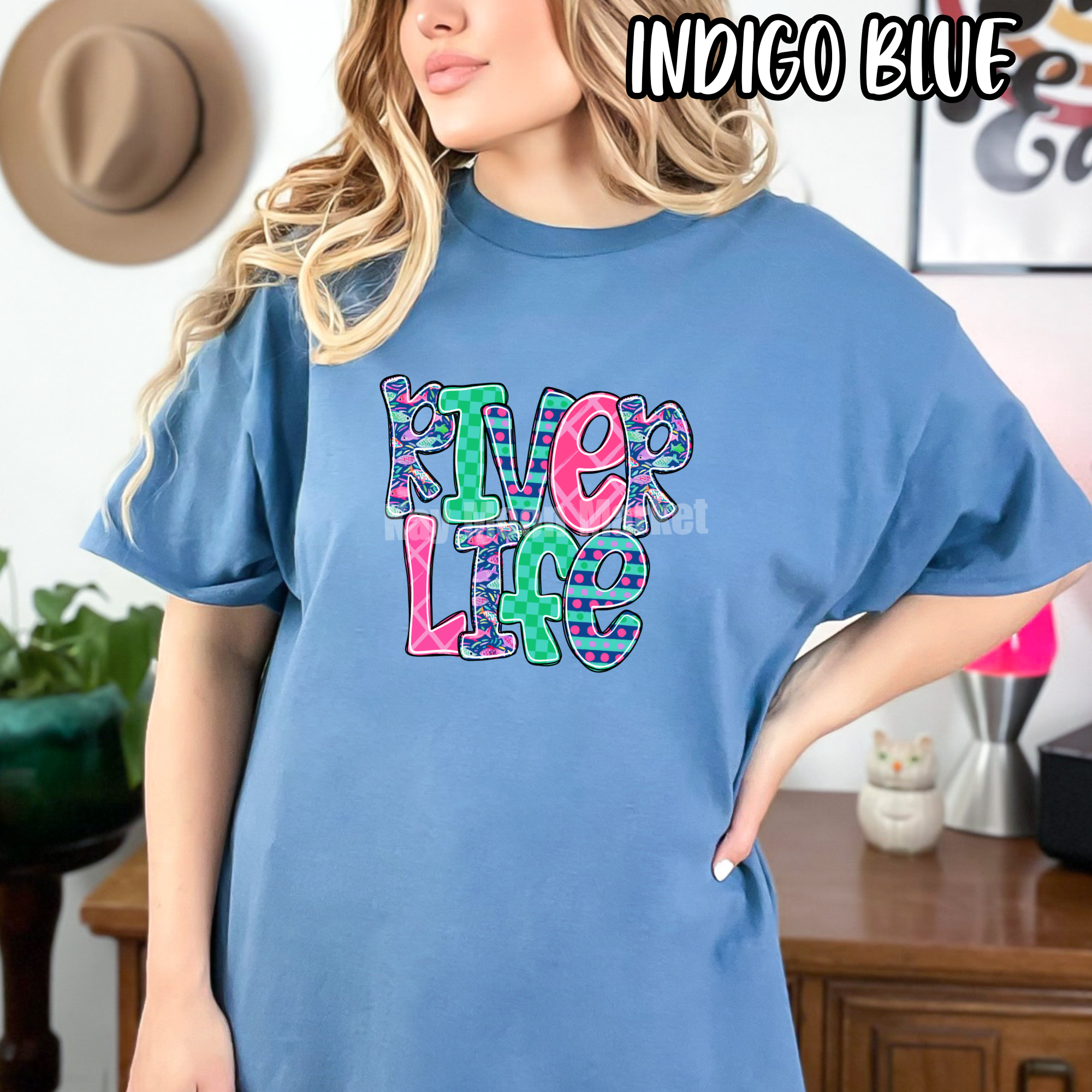 River Life - Colorful fish Summer - T-shirt Sweatshirt