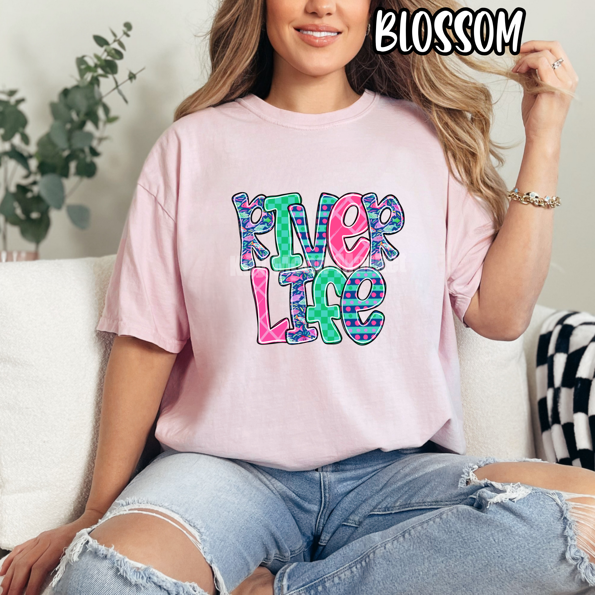 River Life - Colorful fish Summer - T-shirt Sweatshirt
