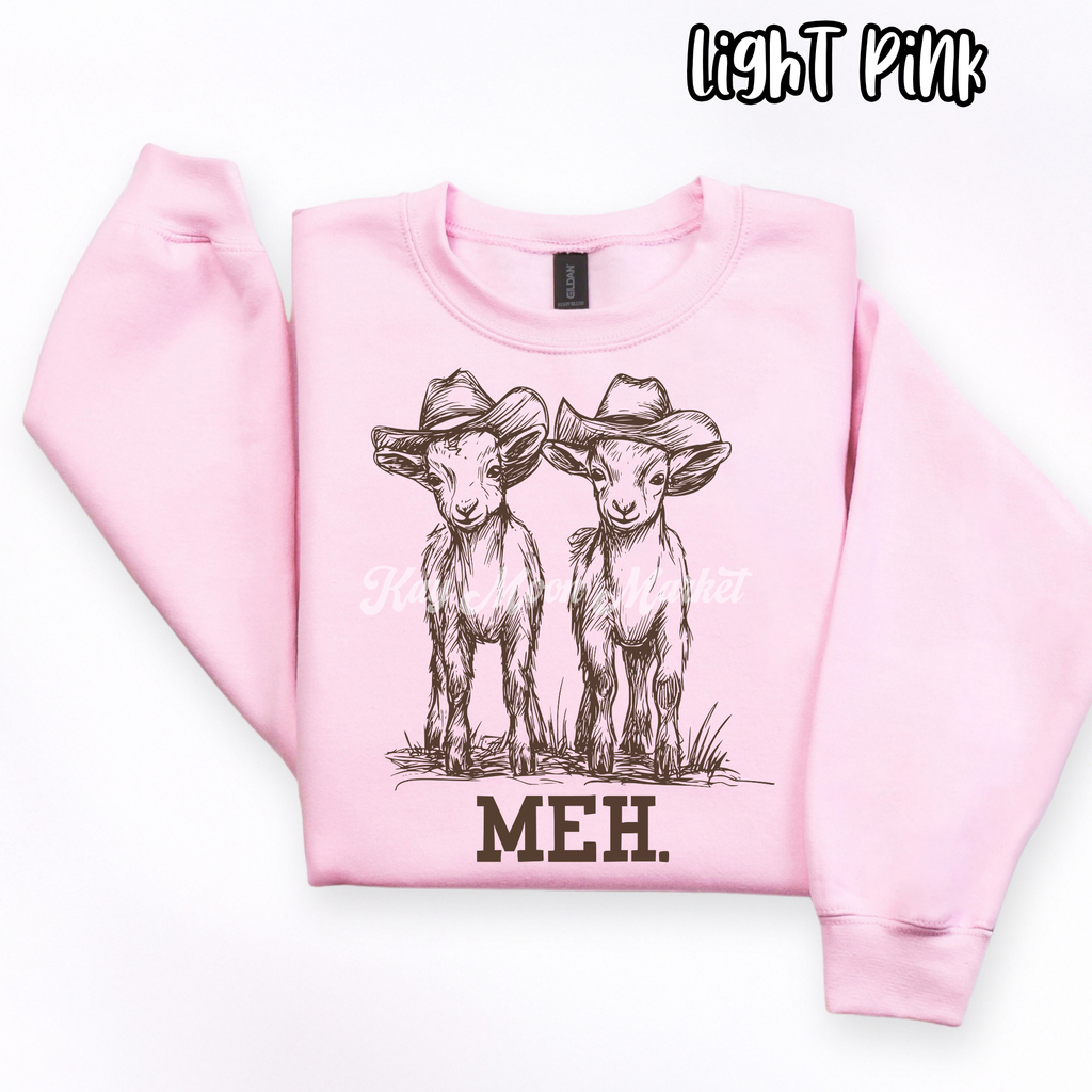 MEH. Goats - Farm Animals - T-shirt Sweatshirt