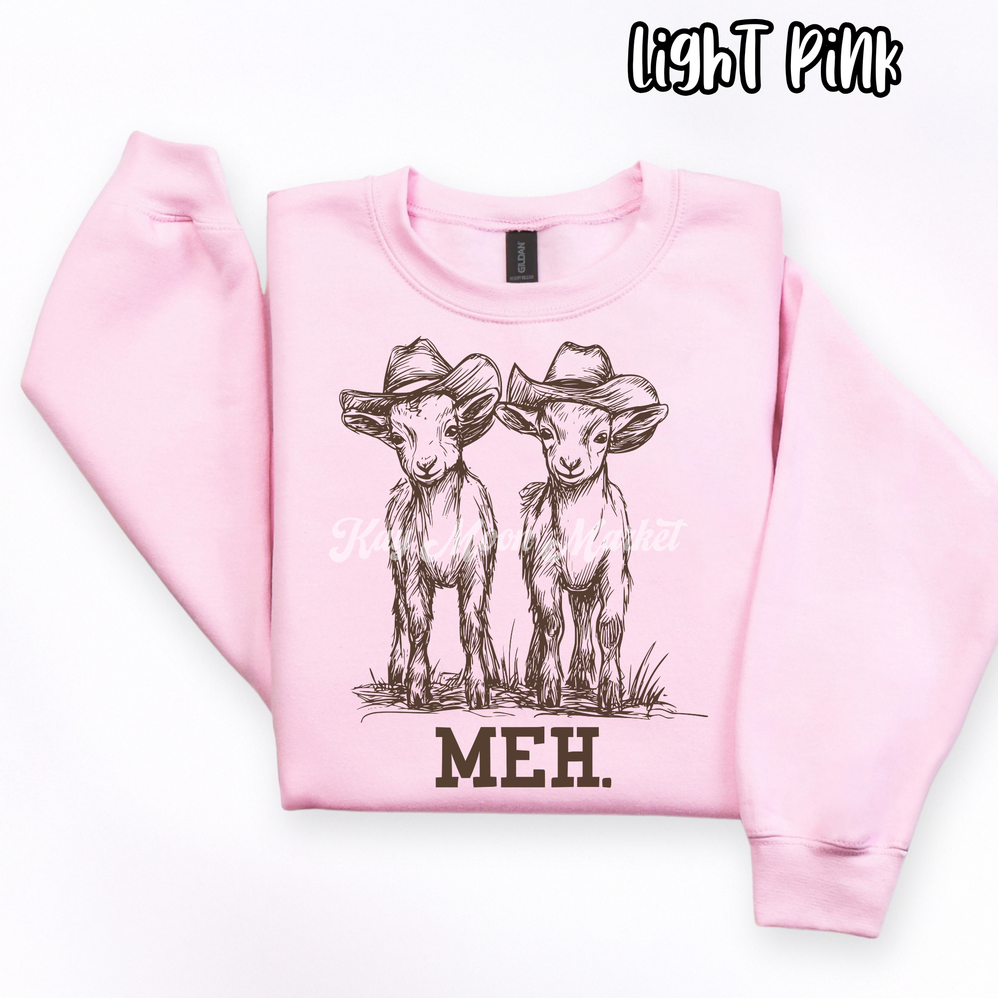 MEH. Goats - Farm Animals - T-shirt Sweatshirt