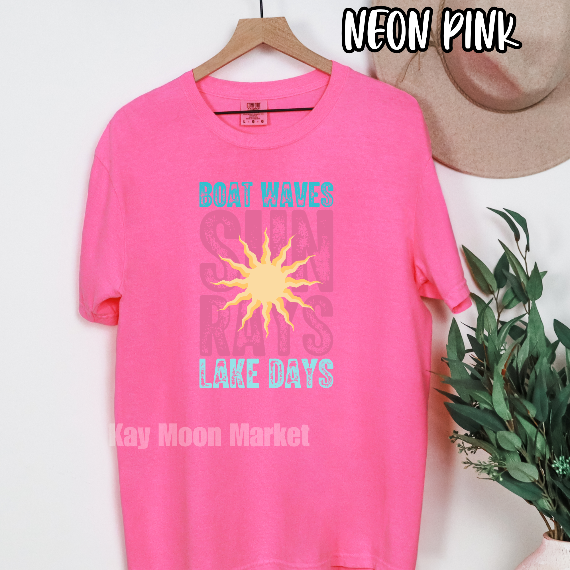 Boat Waves Sun Rays Lake Days 2 - Sun Summer - T-shirt Sweatshirt