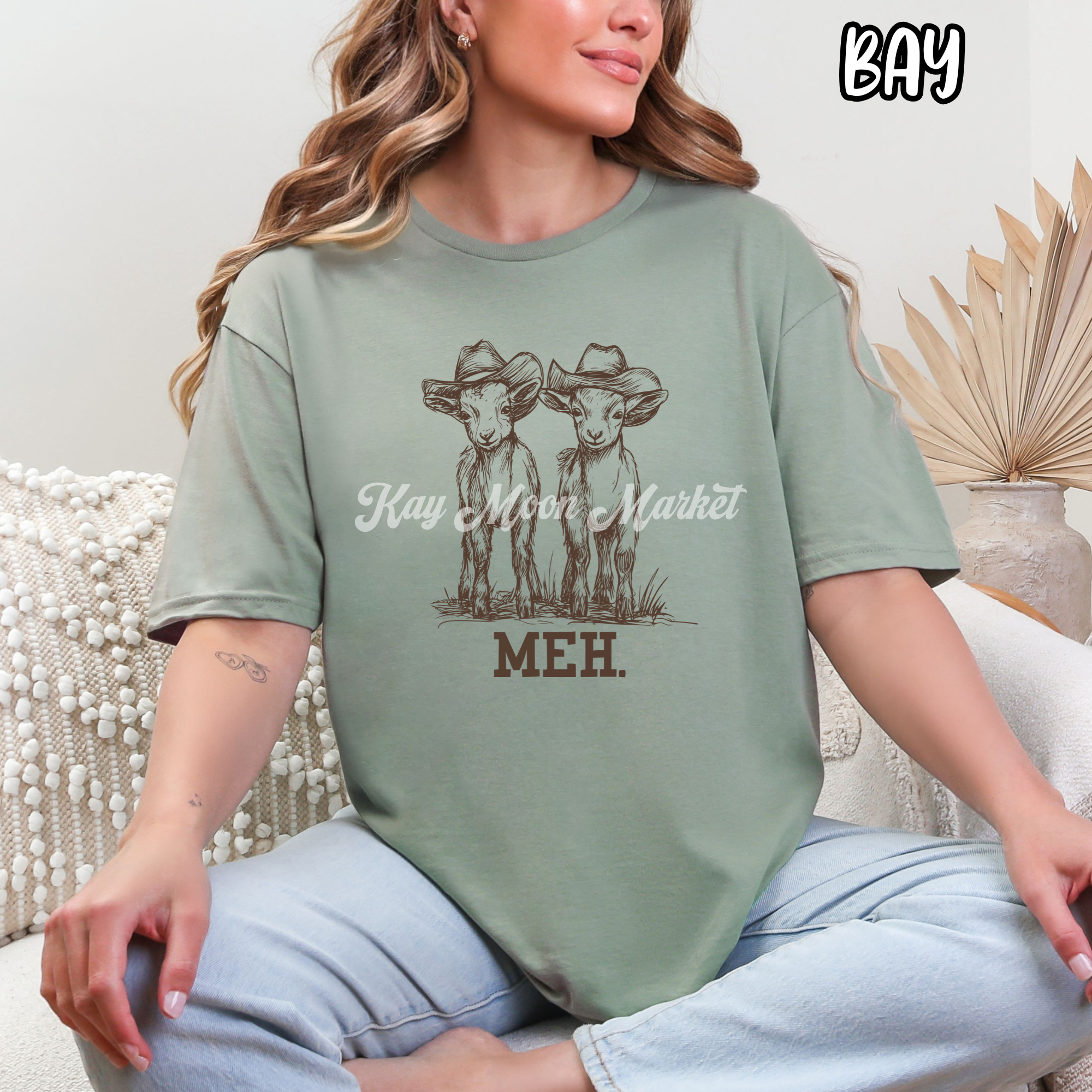 MEH. Goats - Farm Animals - T-shirt Sweatshirt