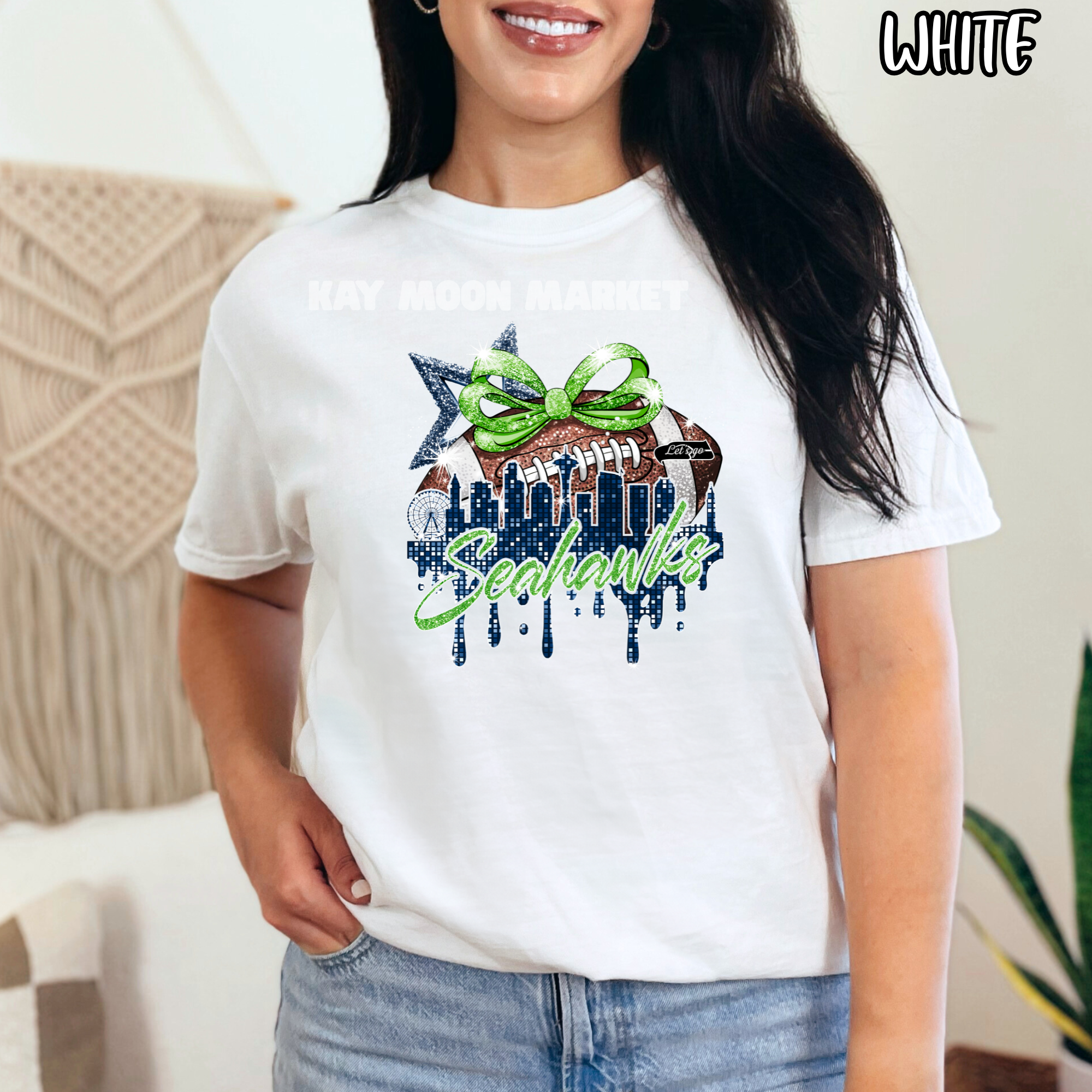 Seahawks Football 2 ~ Tee Sweatshirt