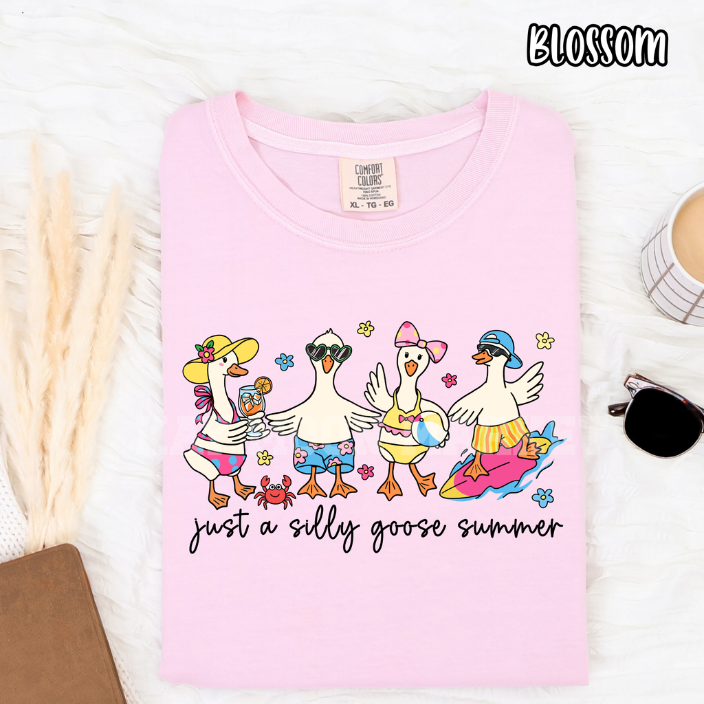 Just A Silly Goose Summer -Animals Beach Pool - T-shirt Sweatshirt