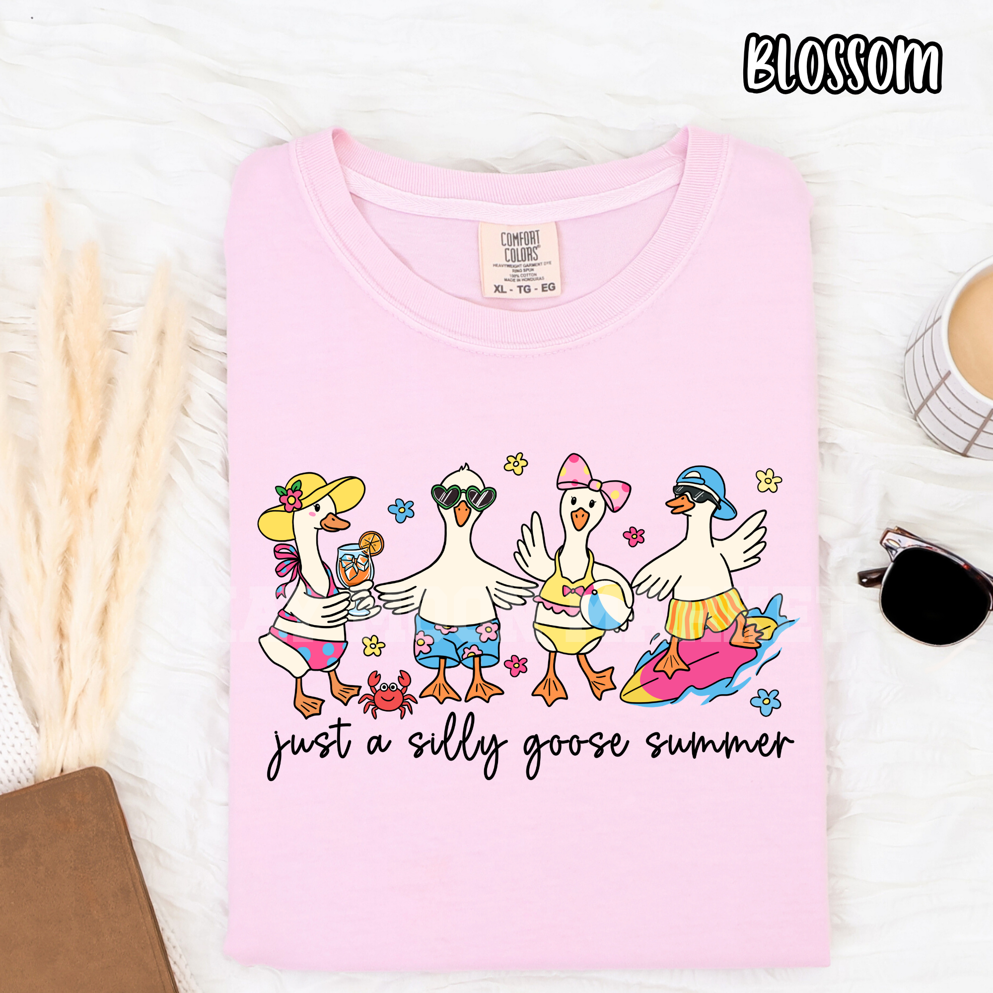 Just A Silly Goose Summer -Animals Beach Pool - T-shirt Sweatshirt
