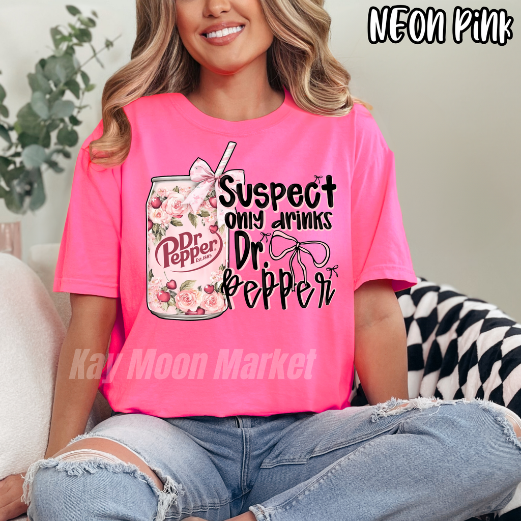 Suspect Only Drinks Dr P Soda - T-shirt Sweatshirt