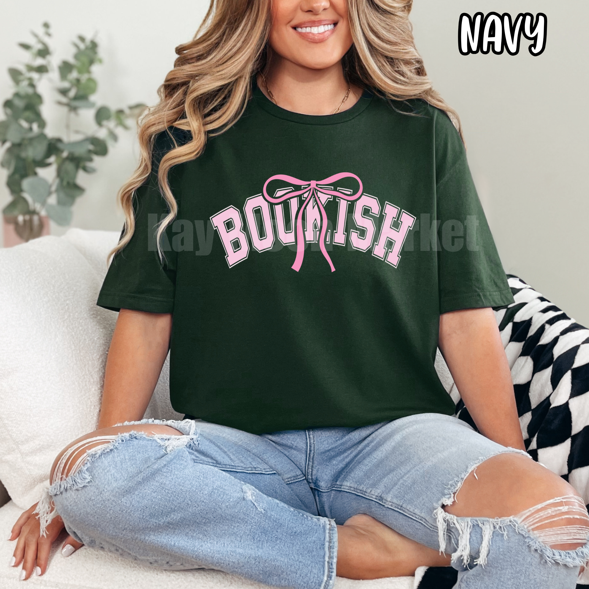 BOOKISH - Book Reading bow pink - T-shirt Sweatshirt