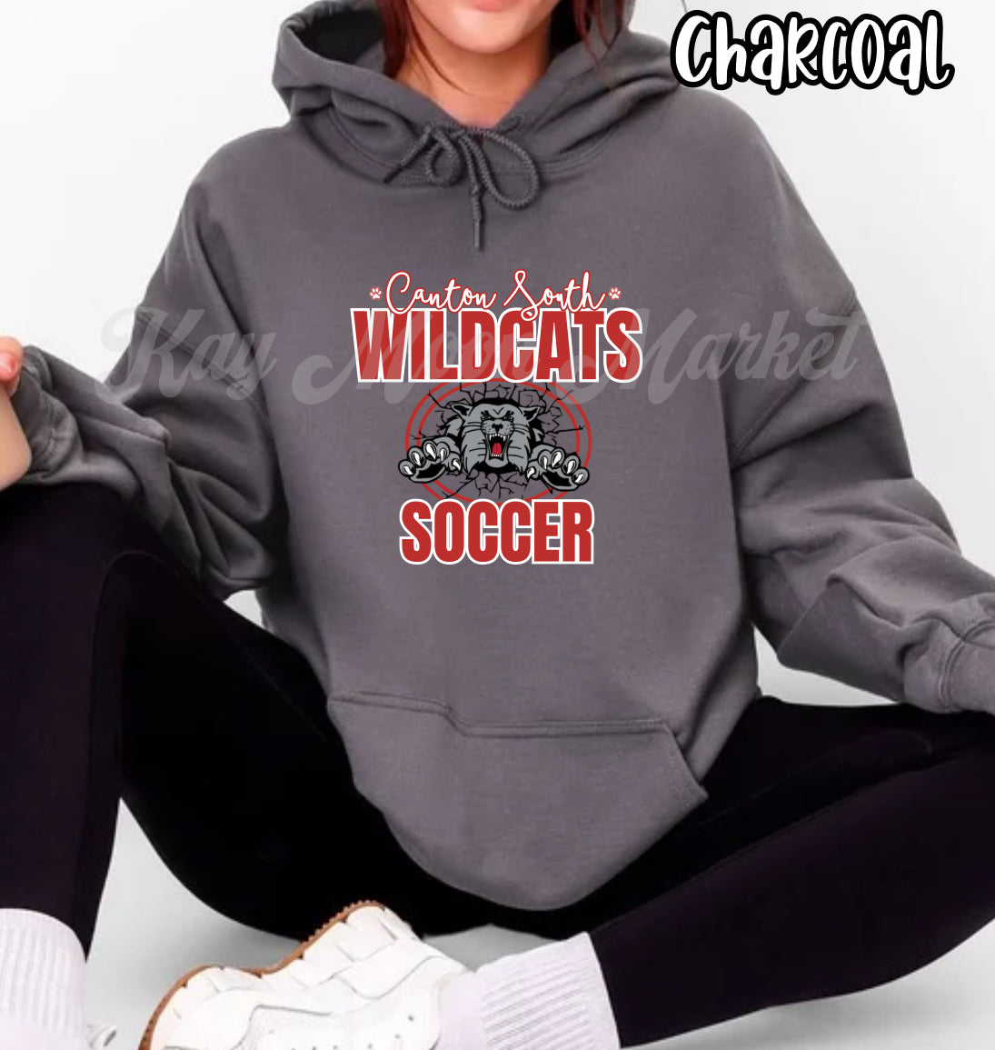 Canton South Soccer- Charcoal Adult XL