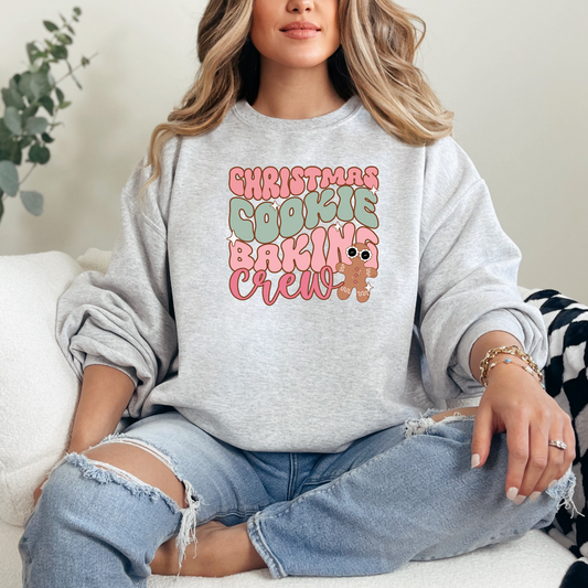 Christmas Cookie Baking Crew Gingerbread Holiday T-shirt Sweatshirt