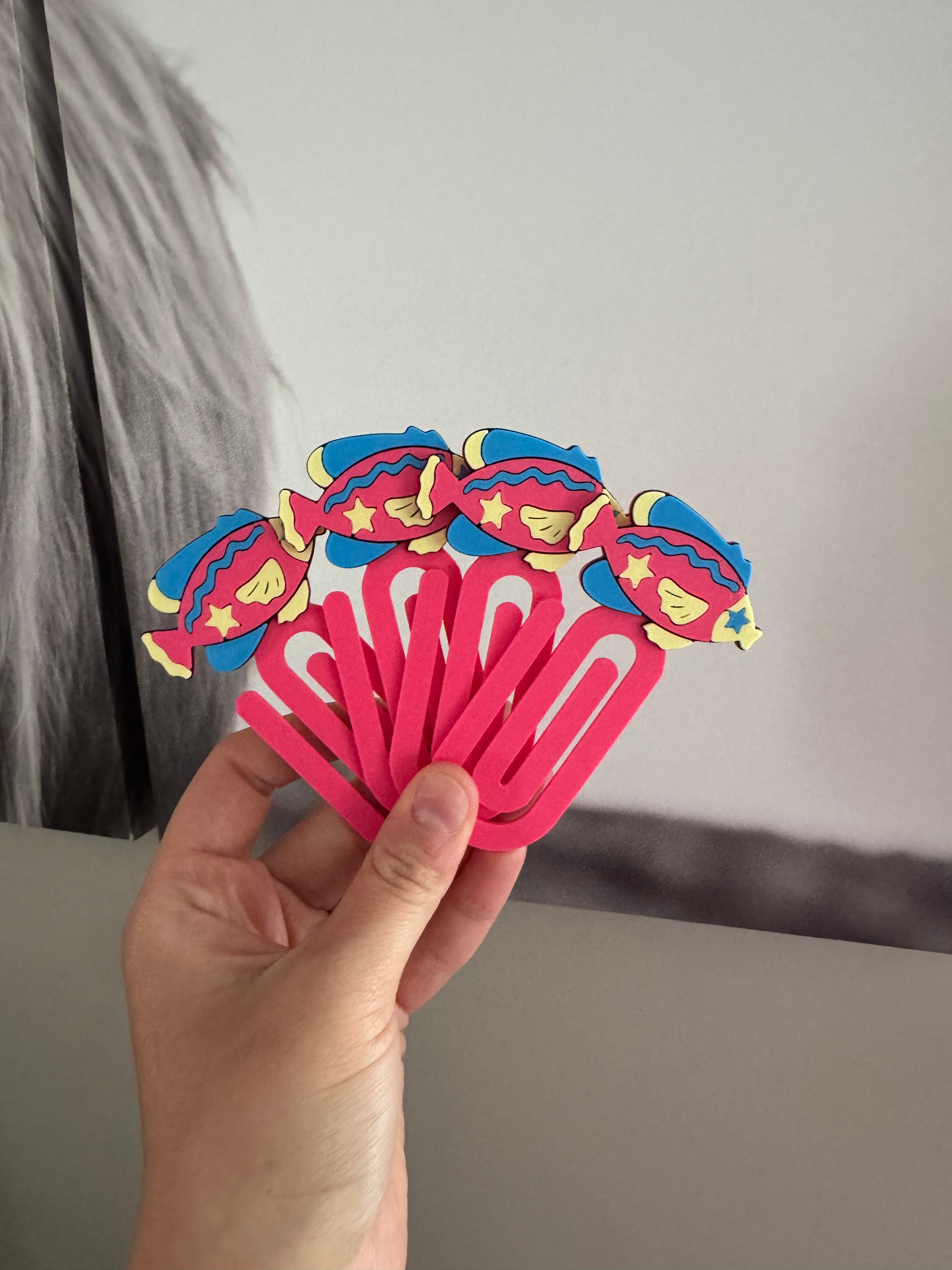 Neon Fish Bookmark