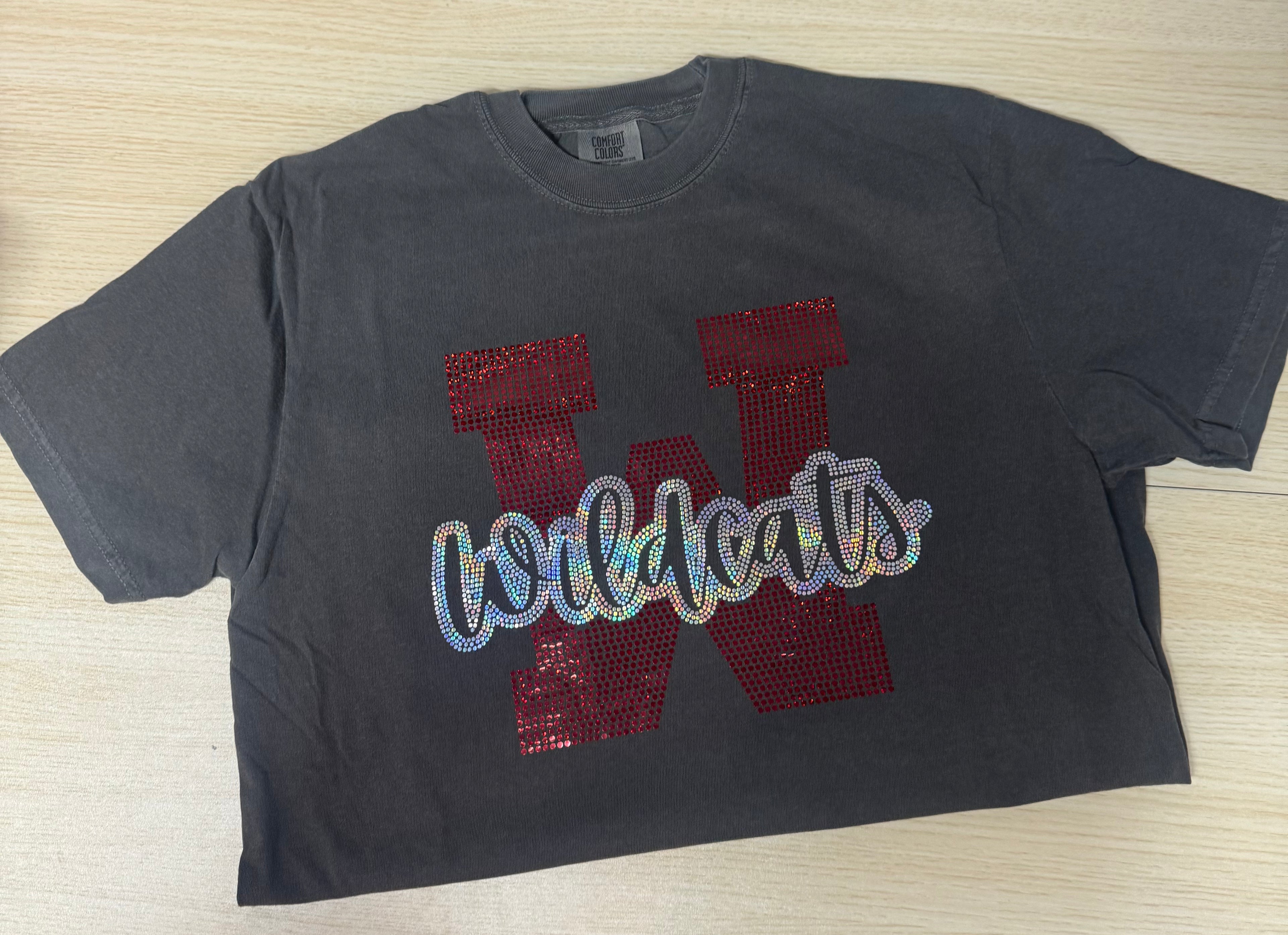 Wildcats SPANGLE - Canton South BLING Mascot - T-shirt Sweatshirt