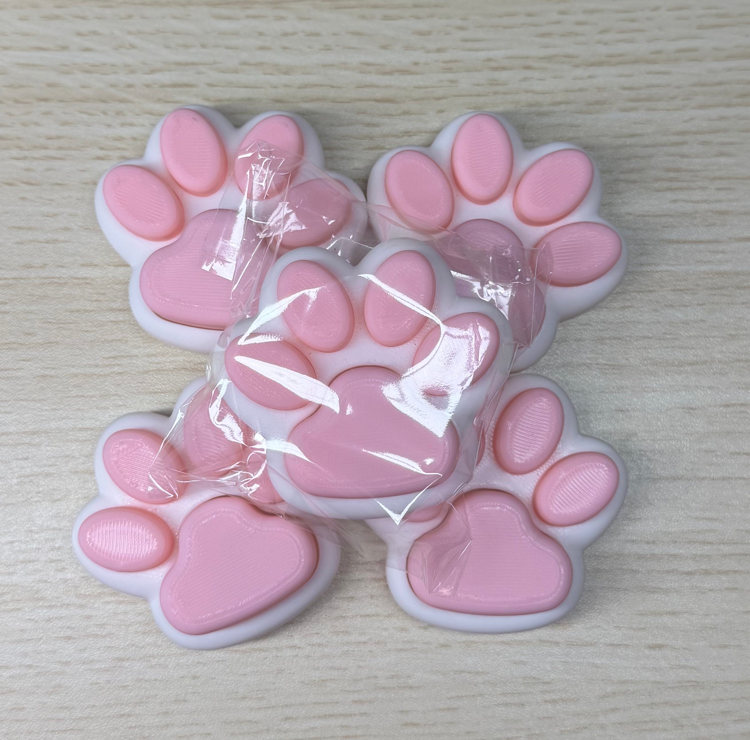 Big Paw Fidget Clicker - Pink