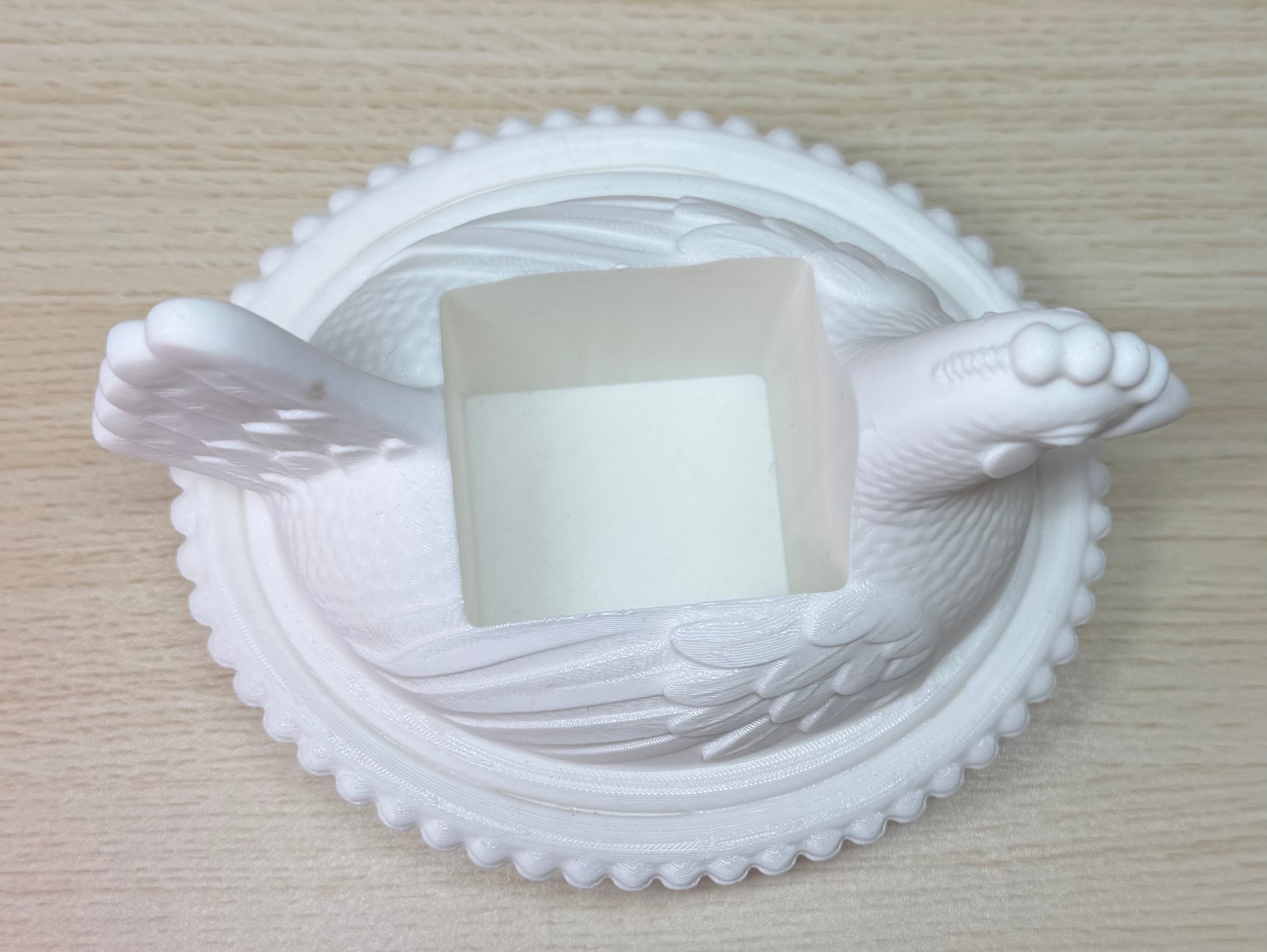 Hen BBW Soap Holder - White