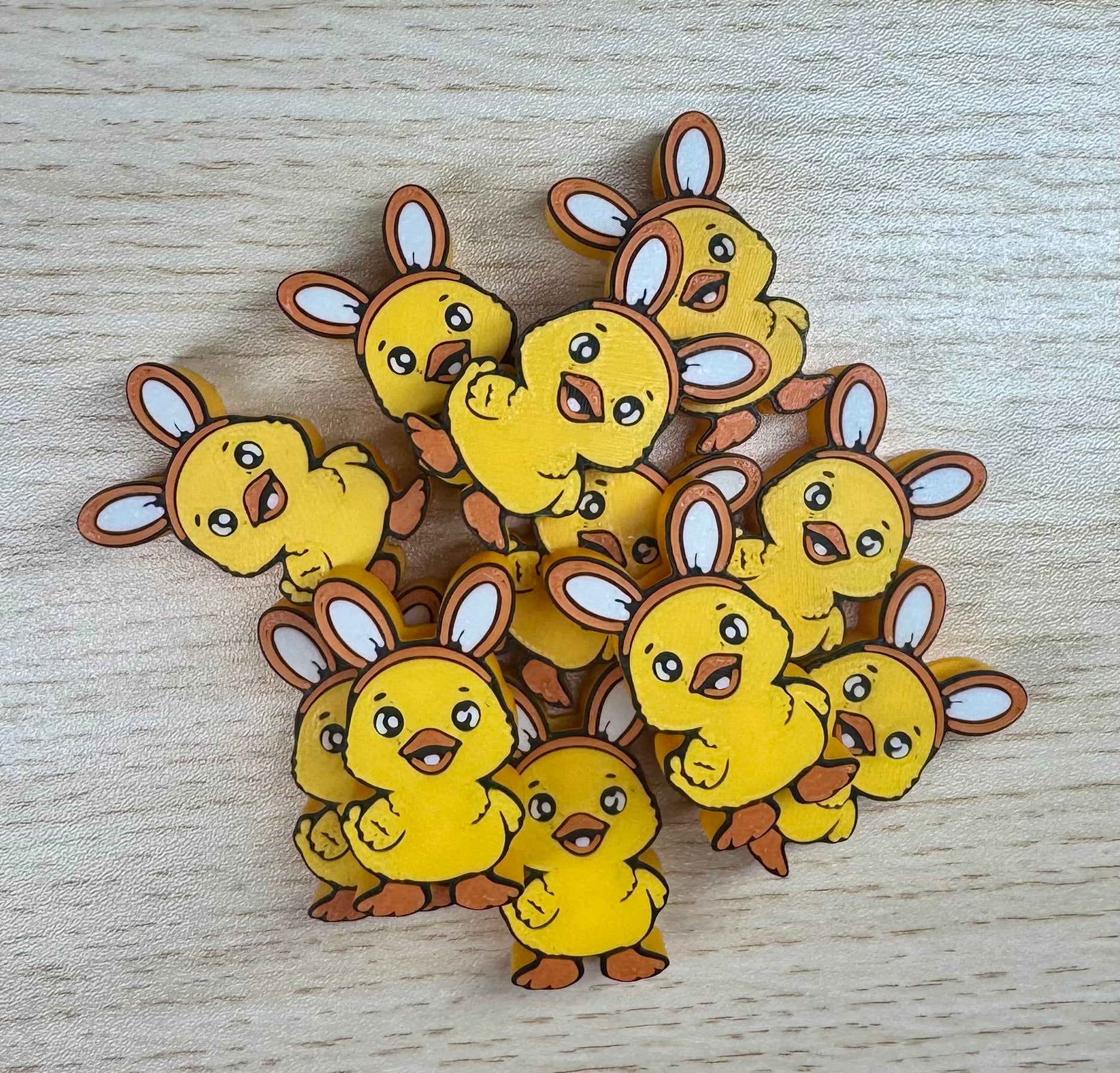 Easter Chick Straw Topper