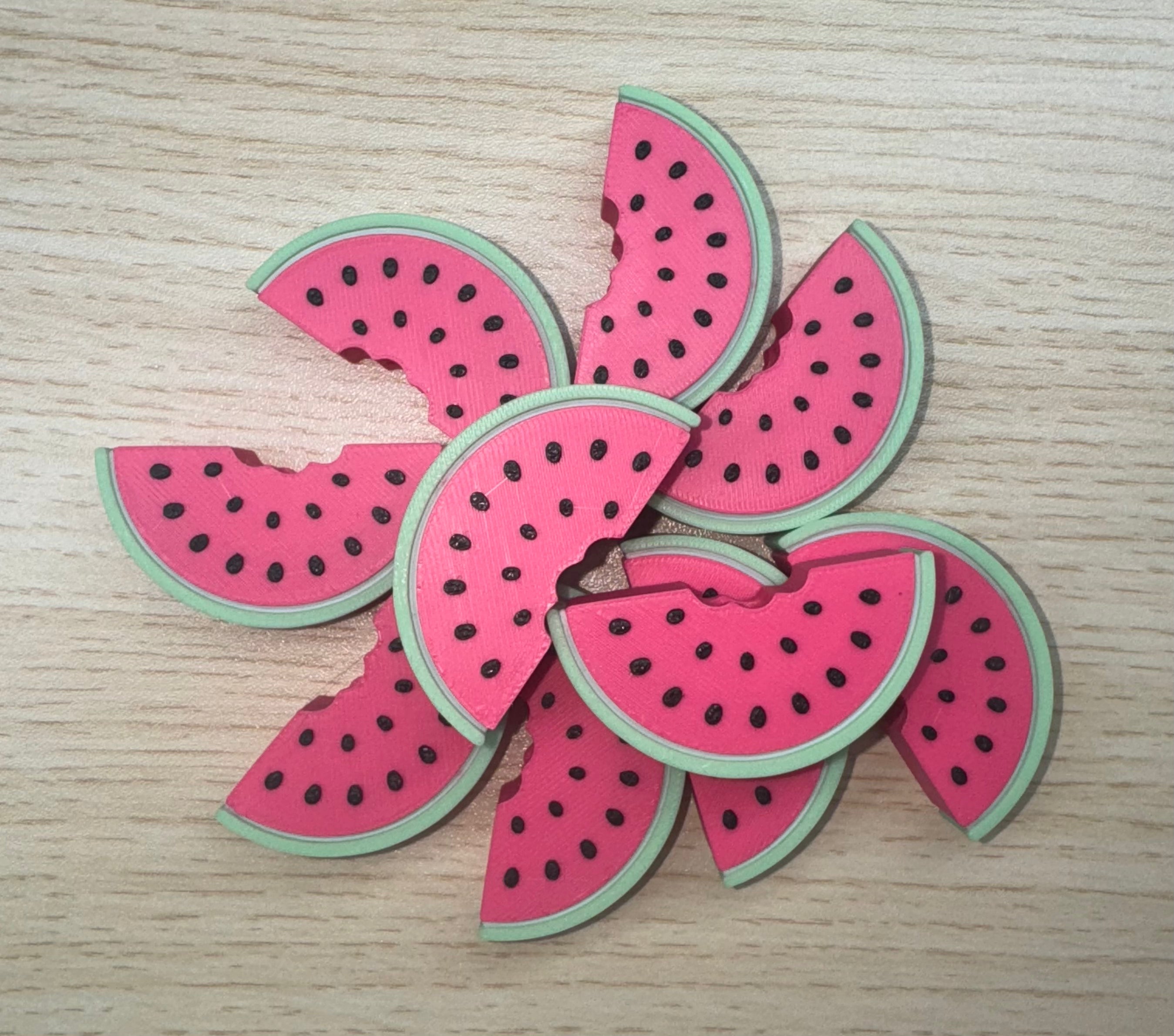 Watermelon Straw Topper