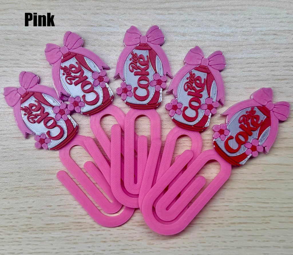 Diet Cola Soda Paper Clip/Bookmark