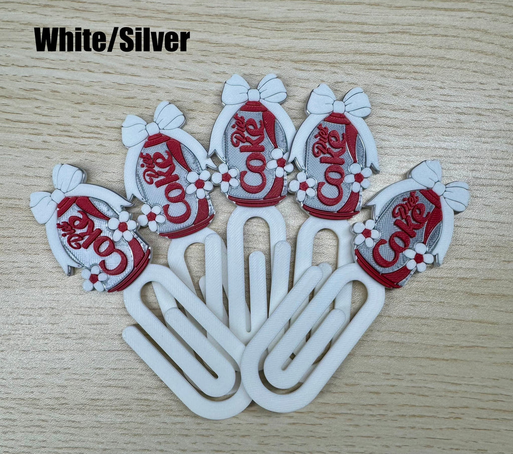 Diet Cola Soda Paper Clip/Bookmark