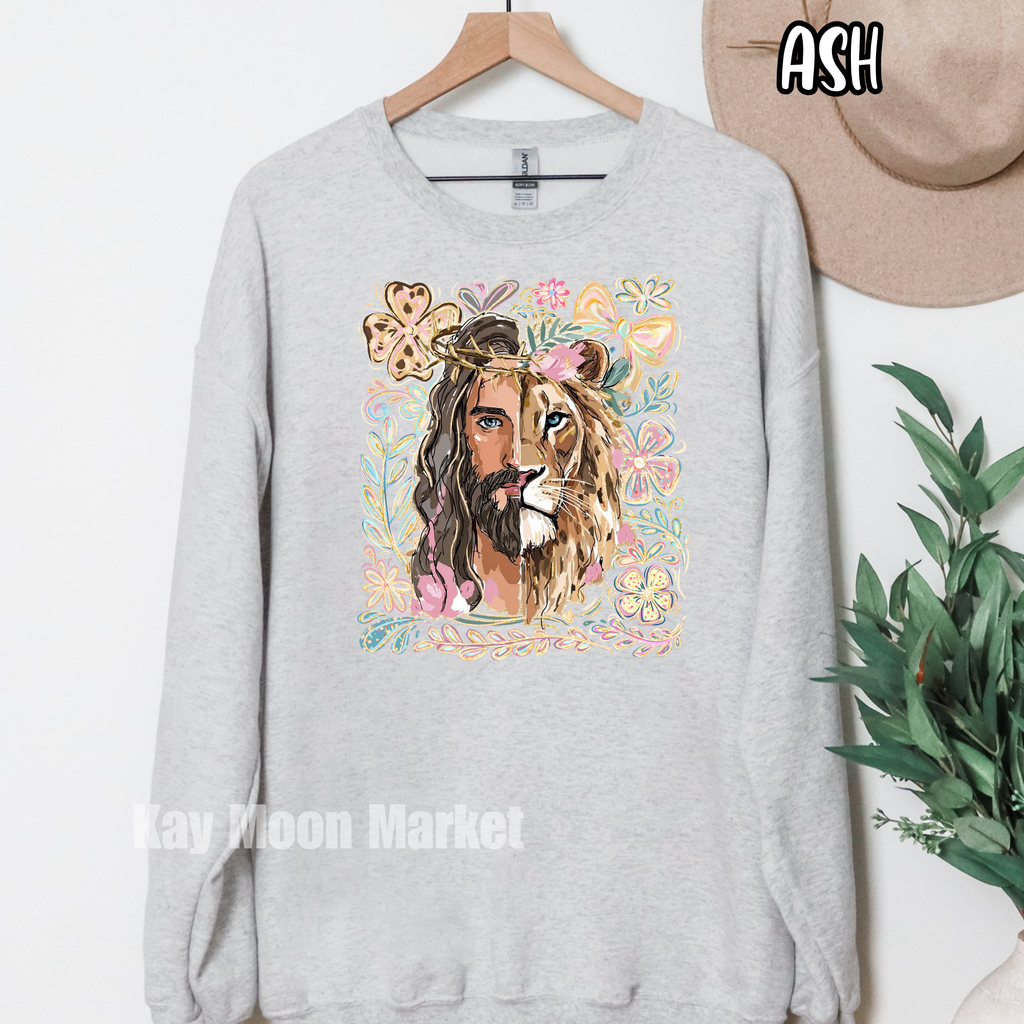 Jesus Lion - Religious Trending - Tee Shirt Sweatshirt