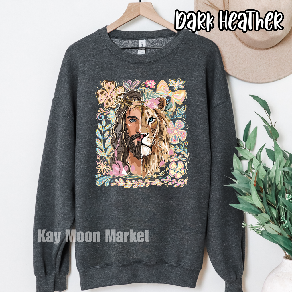 Jesus Lion - Religious Trending - Tee Shirt Sweatshirt