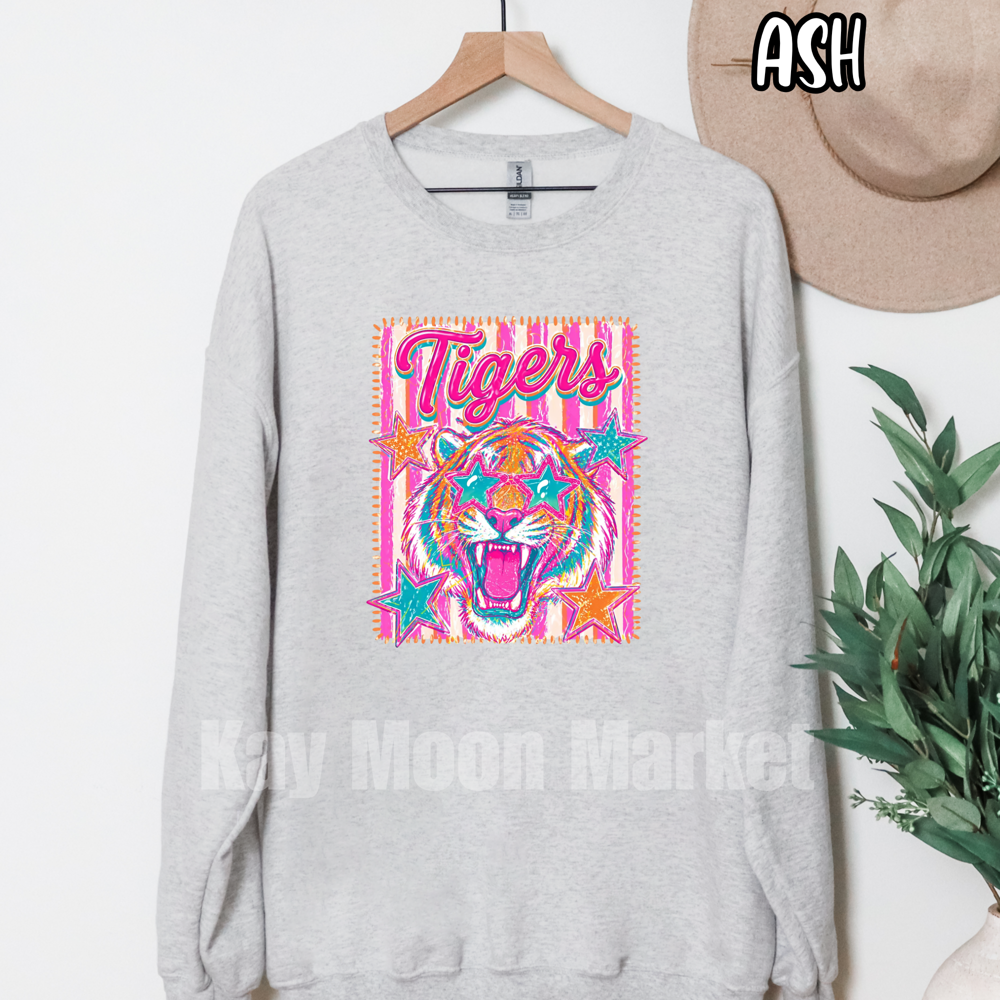 TIGER - Trendy Girly Stars - T-shirt Sweatshirt
