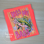 Kiss My Bass ~ Summer Fishing Girl ~ Tee Sweatshirt